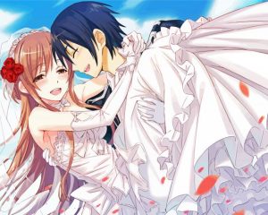 Happy Anime Wedding Diamond Painting