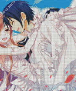 Happy Anime Wedding Diamond Painting