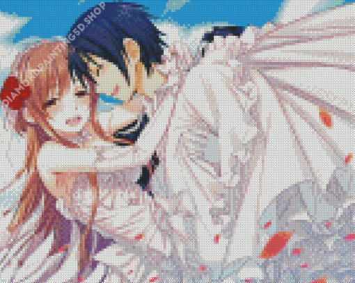 Happy Anime Wedding Diamond Painting