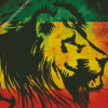 Jamaican Lion Diamond Painting