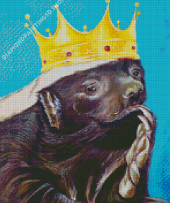 King Honey Badger Diamond Painting