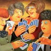 Ladies Playing Cards Beryl Cook Diamond Painting