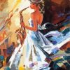 Lady Saxophone Player Diamond Painting