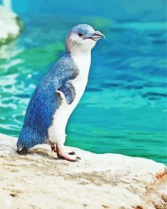 Lonely Fairy Penguin Diamond Painting