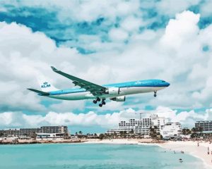 Maho Beach St Marteen Diamond Painting