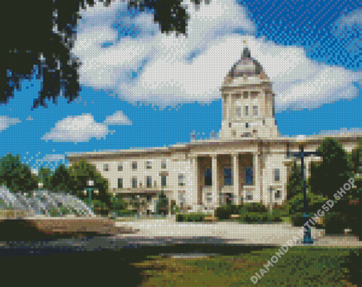 Manitoba Legislative Building Winnipeg Diamond Painting