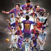 Messi Collage Football Player Diamond Painting
