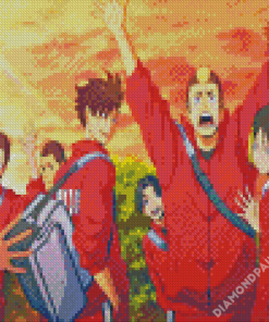 Nekoma X Karasuno Haikyuu Diamond Painting