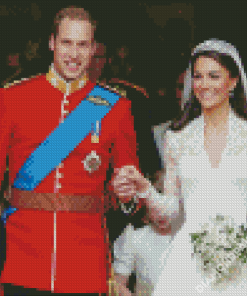 Prince William And Kate Wedding Diamond Painting