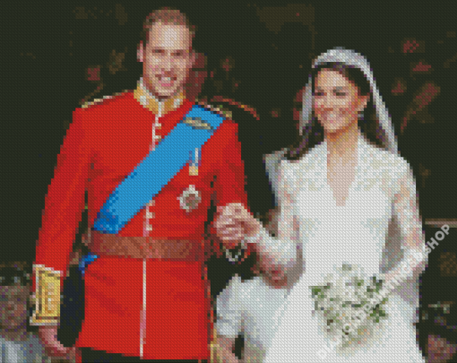 Prince William And Kate Wedding Diamond Painting