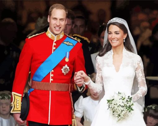 Prince William And Kate Wedding Diamond Painting