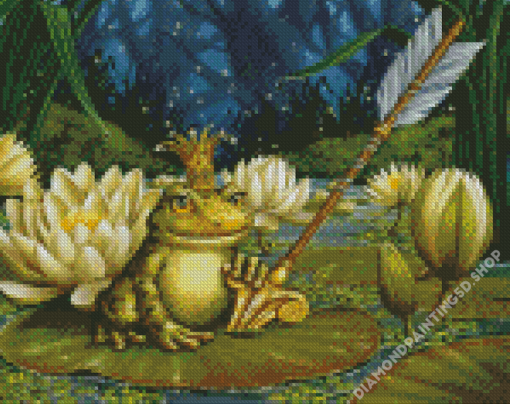 Princess Frog Animal Diamond Painting