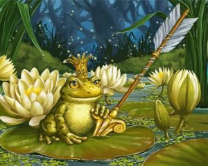 Princess Frog Animal Diamond Painting