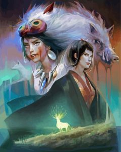 Princess Mononoke Studio Ghibli Diamond Painting