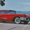 Red Ford Tbird Diamond Painting