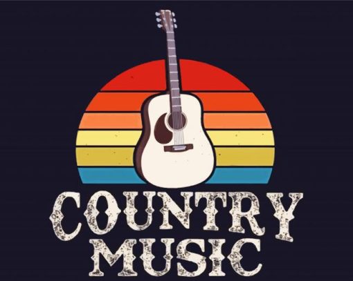 Retro Country Music Diamond Painting