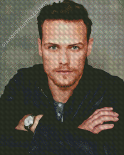 Sam Heughan Actor Diamond Painting