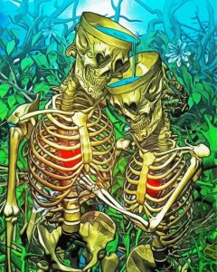 Skelton Soulmate Diamond Painting