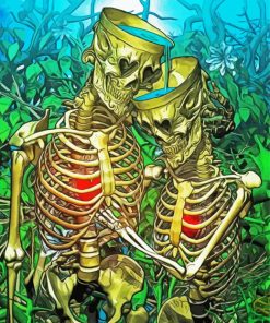 Skelton Soulmate Diamond Painting