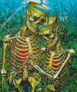 Skelton Soulmate Diamond Painting