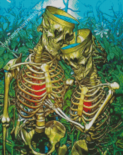 Skelton Soulmate Diamond Painting