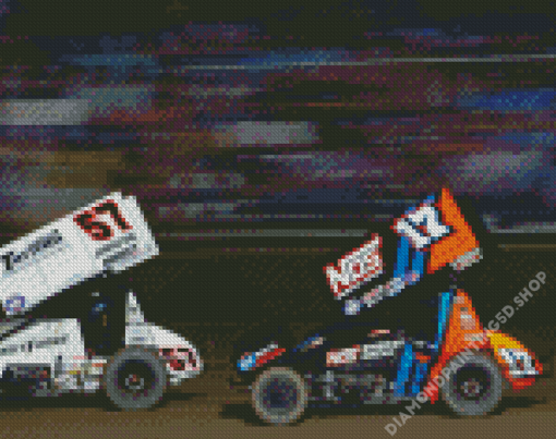 Sprint Cars Diamond Painting