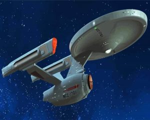 Starship Enterprise Diamond Painting