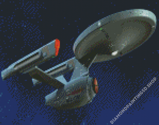 Starship Enterprise Diamond Painting