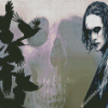 The Crow Skull Diamond Painting