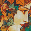 Vintage Art Nouveau Ivy Diamond Painting