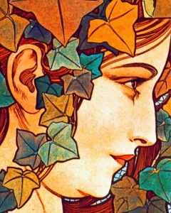 Vintage Art Nouveau Ivy Diamond Painting