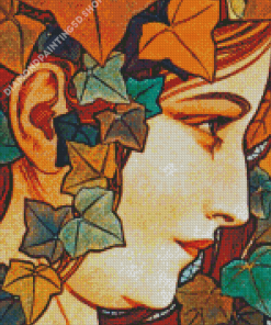 Vintage Art Nouveau Ivy Diamond Painting