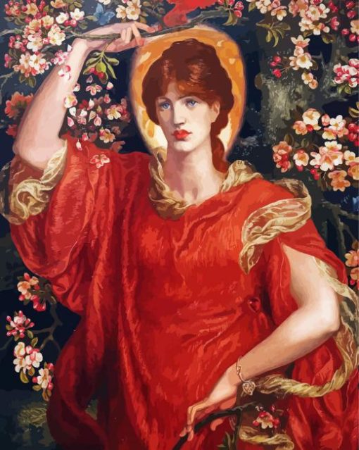 A Vision Of Fiammetta Rossetti Diamond Painting