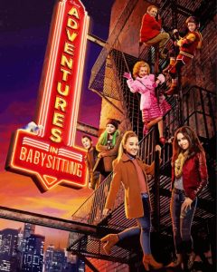 Adventures In Baby sitting Movie Poster Diamond Painting