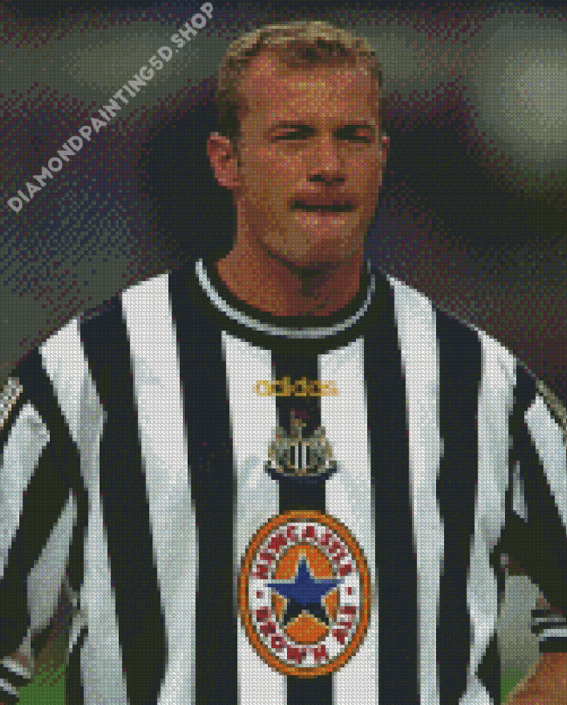 Alan Shearer Newcastle Diamond Painting