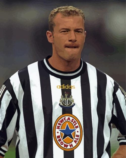 Alan Shearer Newcastle Diamond Painting