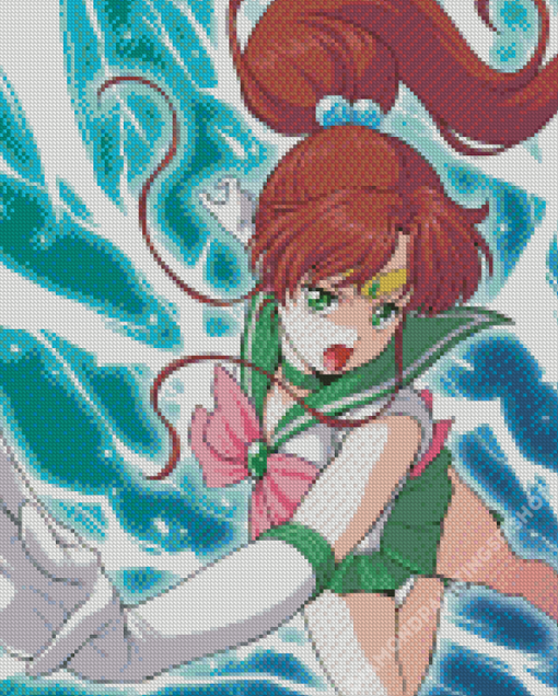 Anime Girl Sailor Jupiter Diamond Painting