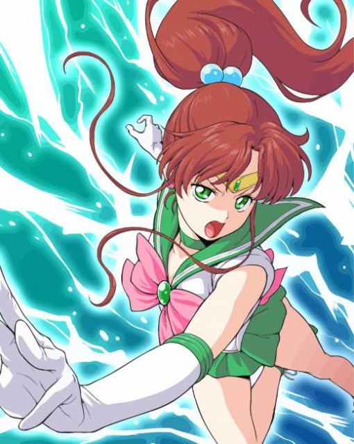 Anime Girl Sailor Jupiter Diamond Painting