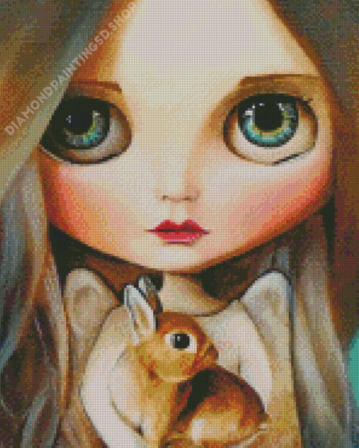 Big Eyed Girl Diamond Painting