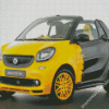 Black And Yellow Smart Fortwo Diamond Painting