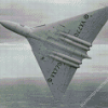 Black And White Avro Vulcan Diamond Painting