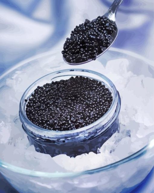 Black Caviar On Ice Diamond Painting