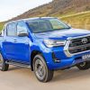 Blue Toyota Hilux Diamond Painting