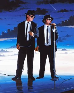 Blues Brothers Illustration Diamond Painting