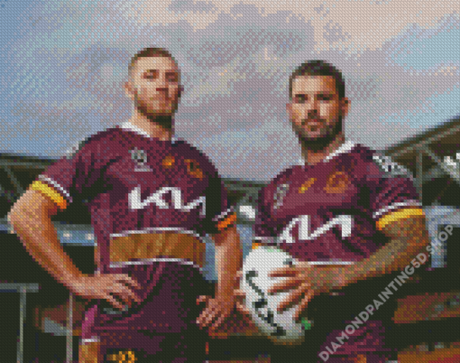 Brisbane Broncos Team Players Diamond Painting