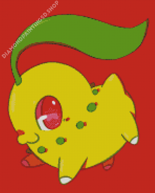 Chikorita Pokemon Art Diamond Painting