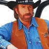 Chuck Norris Illustration Diamond Painting