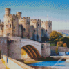 Conwy Welsh Castle Diamond Painting