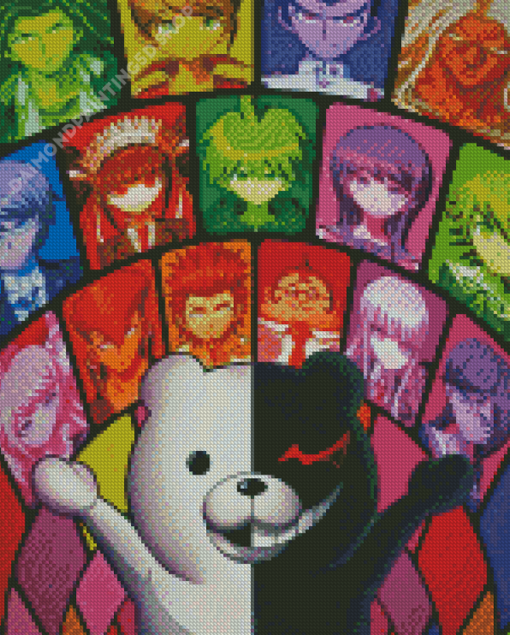 Dangaronpa Video Game Serie Diamond Painting