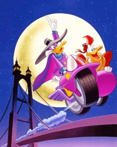 Darkwing Duck Drake Mallard And Launchpad McQuack Diamond Painting